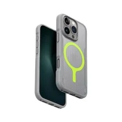 Uniq Hybrid Iphone 16 Pro Max Magclick Charging Combat Active - Stone Grey (Stone Grey)